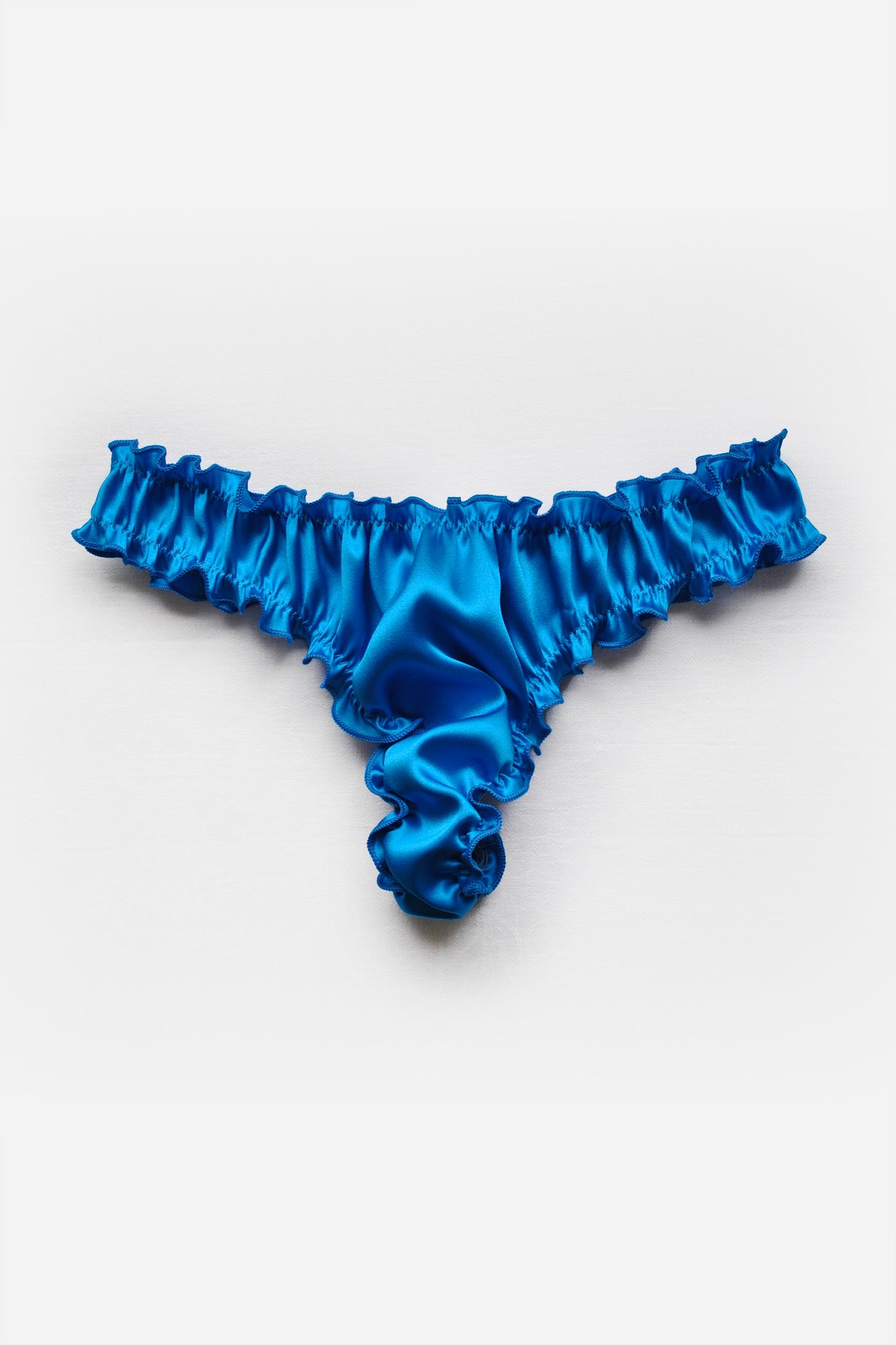 Partenope Silk Frilled Thong