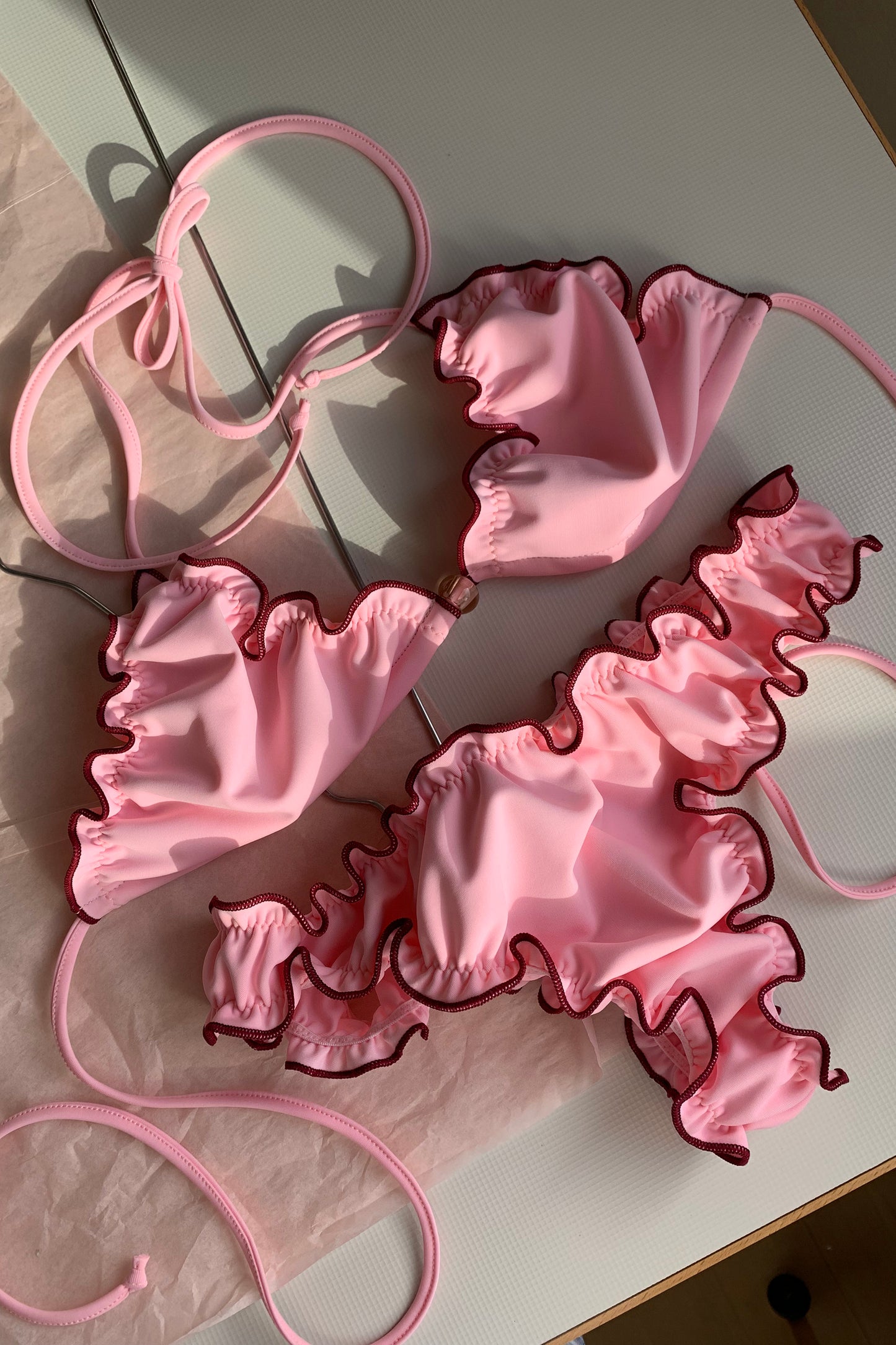 Sorbetto Frilled Bikini Thong